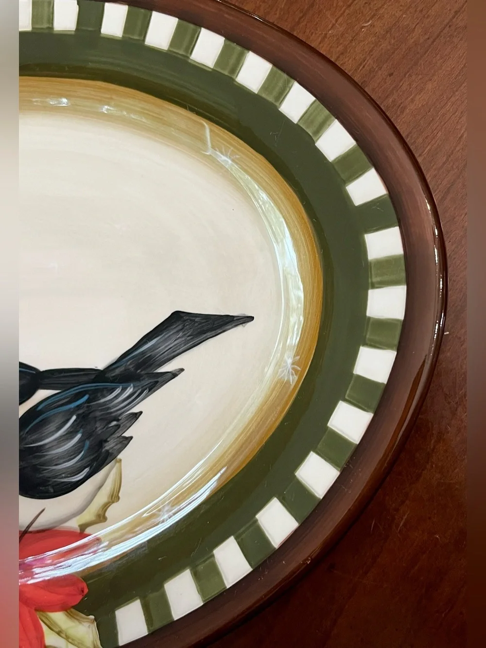 Pfaltzgraff Woodland Oval platter vintage pfaltzgraff